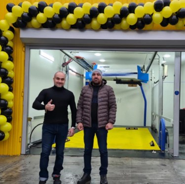 Grand opening of a JetWash car wash