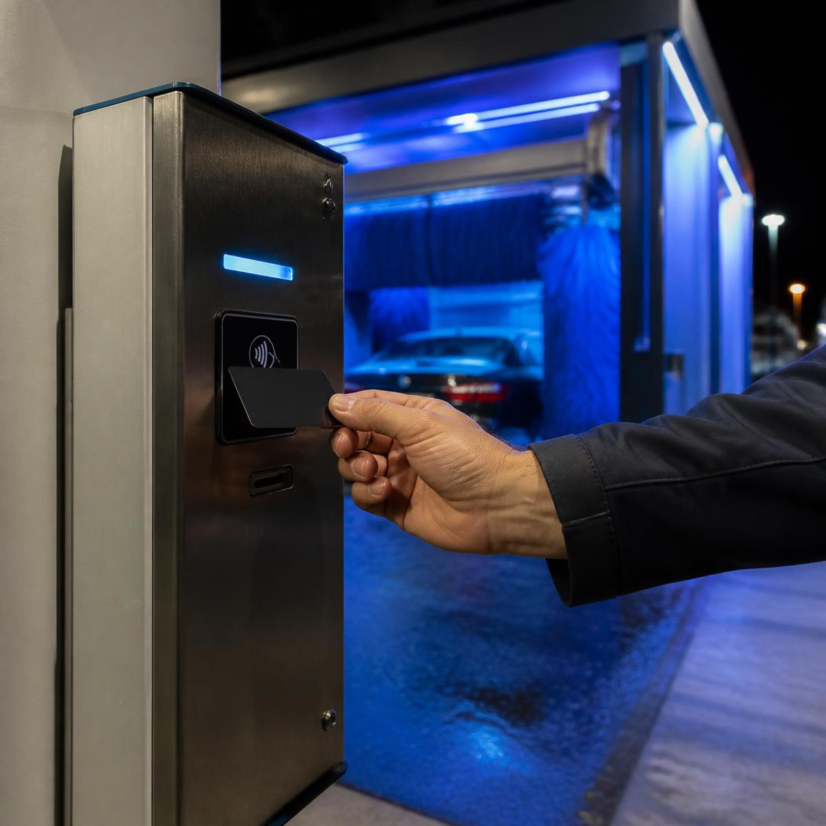 JETWASH S360 PRO installed at a fuel station, two-bay site